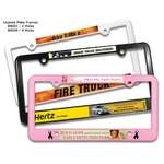 Imprinted Automotive Items - 4-Hole License Plate Frame - Full Color Digital