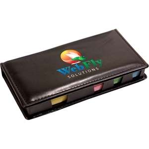 Custom Promotional Executive Sticky Note Holder - Full Color Digital