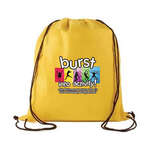 Custom Backpacks - Non-Woven Drawstring Backpack - Full Color Digital