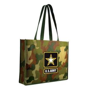 Non-Woven Camo Tote Bag - Full Color Digital 
