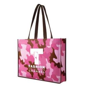 Non-Woven Camo Tote Bag - Full Color Digital 