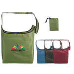 Customized Sling Bags - RPET Fold-Away Sling Bag - Full Color Digital