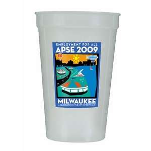 Custom Promotional 17 oz. Nite-Glow Stadium Cup - Full Color Digital, 1 Side