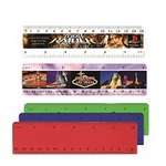 Custom Rulers - 6" Plastic Ruler - Full Color Digital