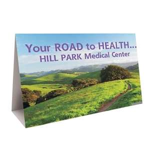 Digital Printed Wide Table Tent 