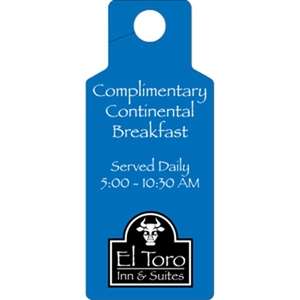 Custom Promotional Matte Plastic Shower Hanger
