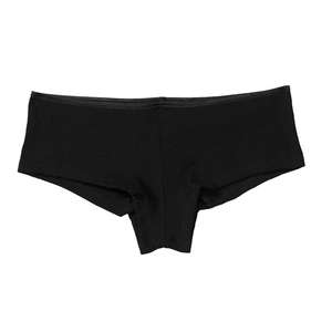 Bella Women's Cotton/Spandex Shortie Panties - Colors Black