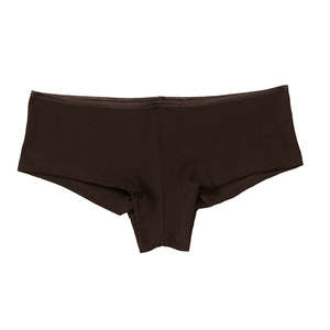 Bella Women's Cotton/Spandex Shortie Panties - Colors Chocolate