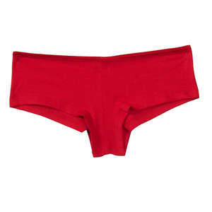 Bella Women's Cotton/Spandex Shortie Panties - Colors Red
