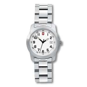 Victorinox Swiss Army Small White Dial Bracelet Field Watch 