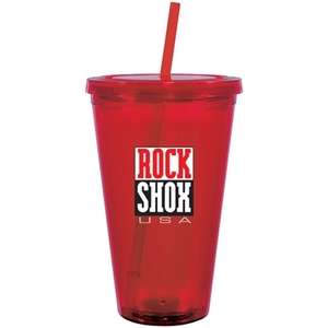 Spirit Acrylic Tumbler with Straw - 24 oz.