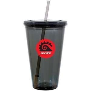 Spirit Acrylic Tumbler with Straw - 24 oz.