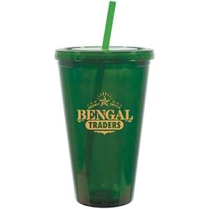 Spirit Acrylic Tumbler with Straw - 24 oz.