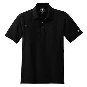 Ogio Accelerator Polo Black, Blacktop/Blacktop