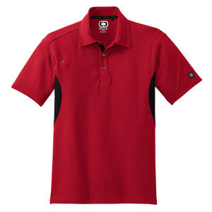 Ogio Accelerator Polo Red, Signal/Blacktop