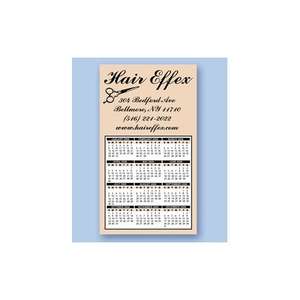 Custom Promotional Rectangle Calendar and Schedule Magnet - 4" x 7", Indoor
