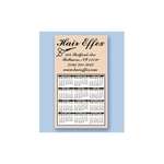 Promotional Geometric Shaped Magnets - Rectangle Calendar and Schedule Magnet - 4" x 7", Indoor