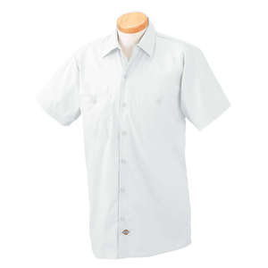 Dickies Premium Industrial Short-Sleeved Work Shirt White