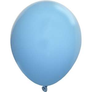 18" Standard Latex Balloon Blue, Baby