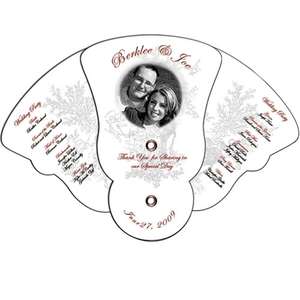 Four Part Expandable Hand Fan - Contoured, Four Color Process