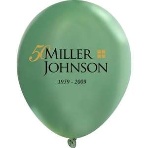 11" Pearl Latex Balloon Green, Mint
