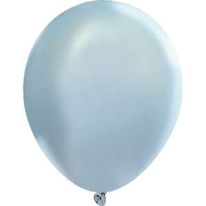 11" Pearl Latex Balloon Blue, Sky