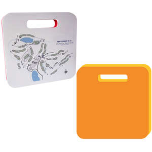 Custom Promotional 12" Square Sandwich Seat Cushion - 1-1/4" Thick