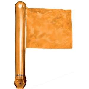 Foil Rally Flags Orange