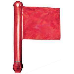 Foil Rally Flags Red