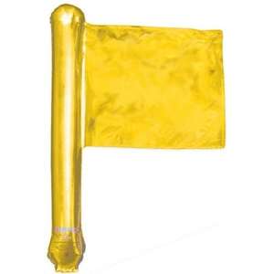 Foil Rally Flags Yellow