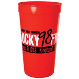 Custom Promotional Smooth Colored Cup - 32 oz.