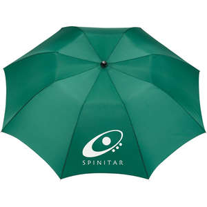 Stromberg 42" Slim Stick Auto Folding Umbrella Green