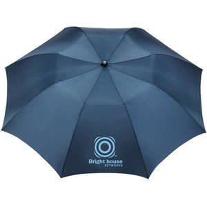 Stromberg 42" Slim Stick Auto Folding Umbrella Blue, Navy