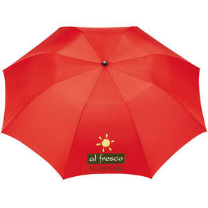 Stromberg 42" Slim Stick Auto Folding Umbrella Red