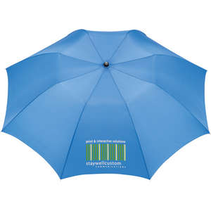 Stromberg 42" Slim Stick Auto Folding Umbrella Blue, Royal