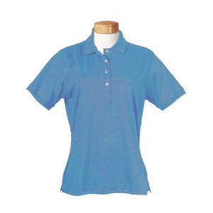 Jerzees Women's 5.6 oz. 50/50 Polo with Sportshield Blue, Light