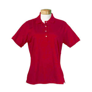 Jerzees Women's 5.6 oz. 50/50 Polo with Sportshield Red