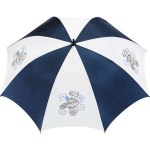 Stromberg 62" Tour Golf Umbrella Blue, Navy/White