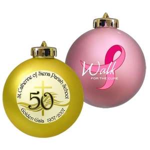 Round Shatter Proof Ornament 