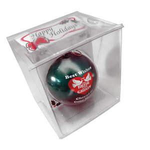 Custom Promotional Hand Blown Glass Ornament