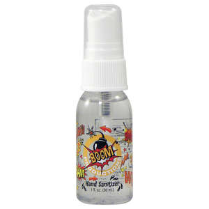 Custom Promotional Spray Hand Sanitizer - 1 oz.