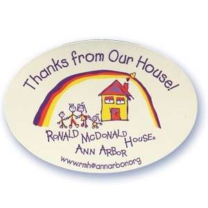 Custom Promotional Oval Magnet - 2-1/4" x 3-1/4", Indoor