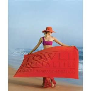 Custom Promotional Signature Heavyweight 40" x 70" Beach Towel - Colors
