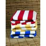 Imprinted Promotional Products - Turkish Signature Midweight Cabana Stripe Beach Towel
