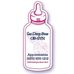 Custom Promotional Baby Bottle Magnet - Indoor
