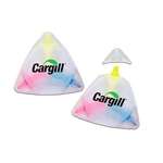 Personalized Highlighters - BIO Trimark Triangular Highlighter with Clear Body and Caps