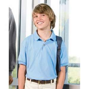 Custom Promotional Anvil Youth 50/50 Stain Release Sport Shirt - Dark/Colors