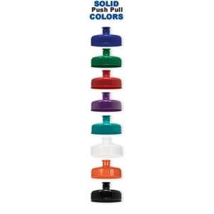 24 oz Push/Pull Top Translucent Sport Bottle