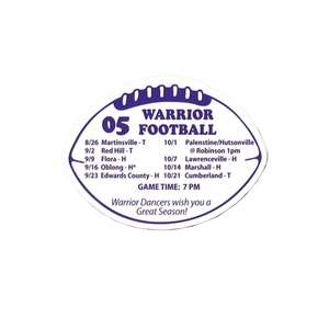 Custom Promotional Football Magnet - Indoor