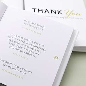 Quotation Books Inspiration Series - Thank You 